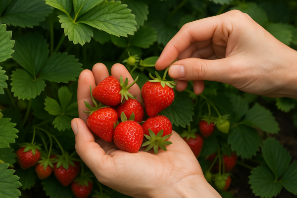 Toutes nos astuces pour une récolte de fraises abondante
